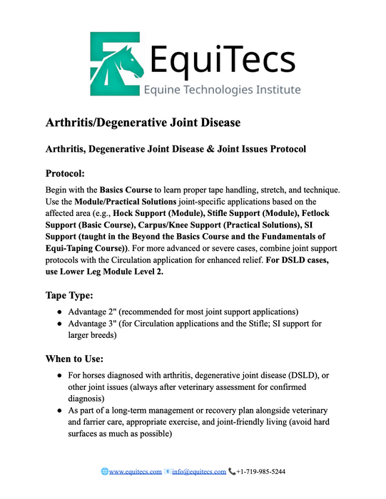 Arthritis/Degenerative Joint Disease Protocol
