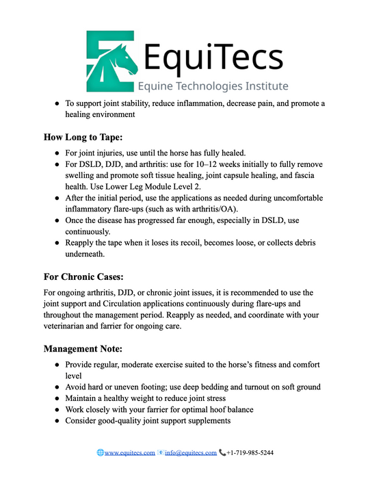 Arthritis/Degenerative Joint Disease Protocol