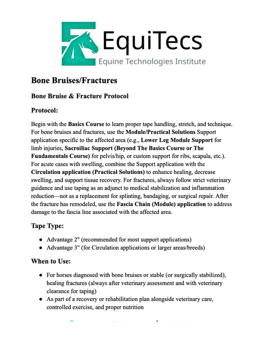 Bone Bruise & Fracture Protocol