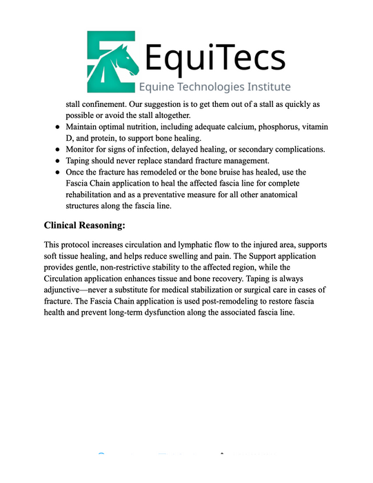 Bone Bruise & Fracture Protocol