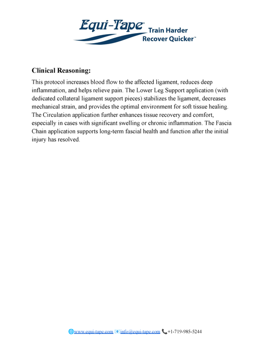 Collateral Ligament Injuries Protocol