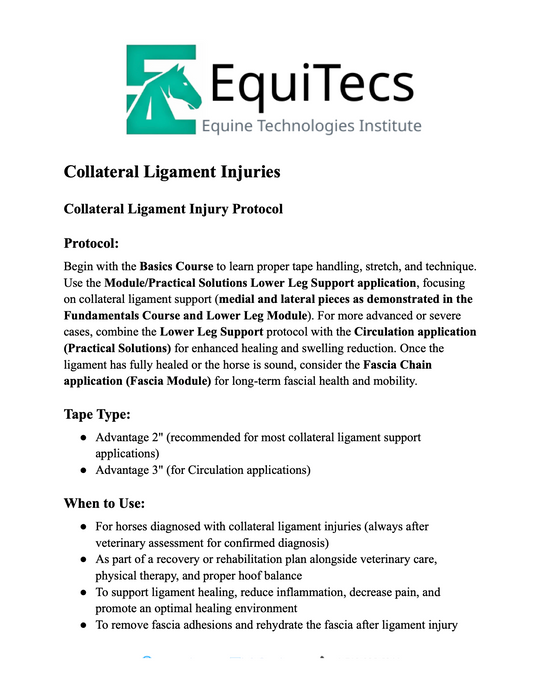 Collateral Ligament Injuries Protocol