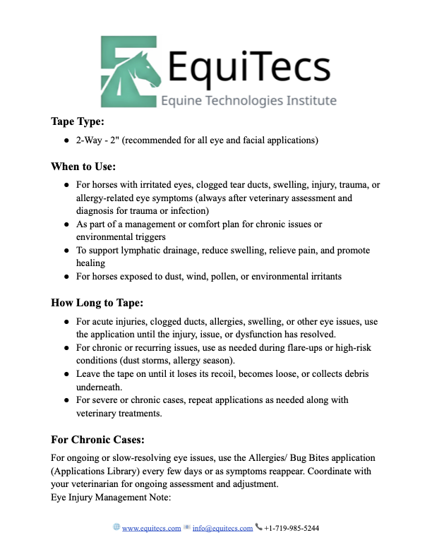 Eye Injuries Protocol