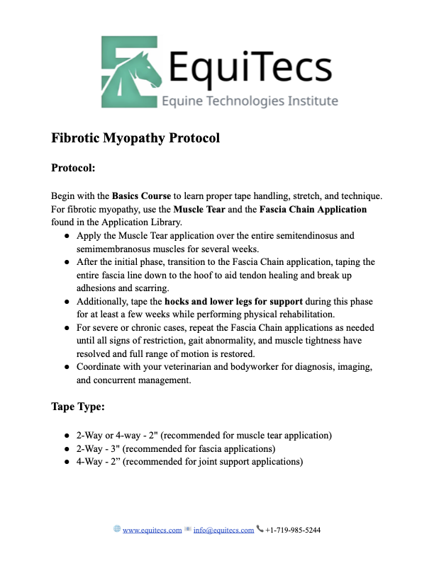 Fibrotic Myopathy Protocol