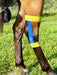 Equi_Tape® equine kinesiology taping application designed for the horse's hock. Use this application on horses in rest to help with flexion and to reduce inflammation. 