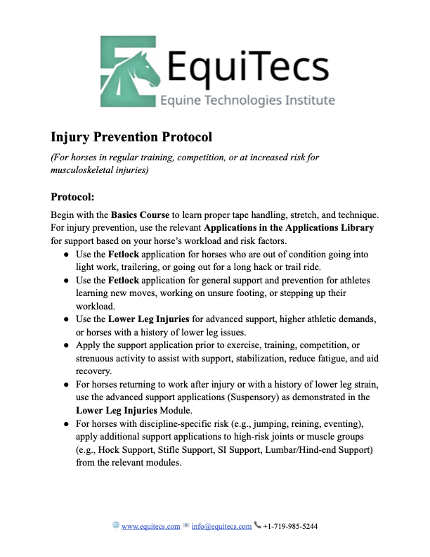 Injury Prevention Protocol