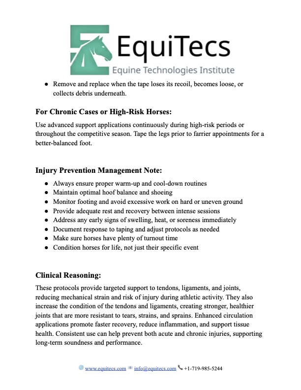 Injury Prevention Protocol