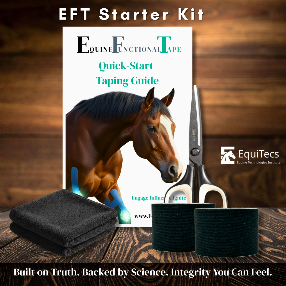 EquiTecs Functional Taping Starter Kit | Scissors, Tapes & Quick Start ...