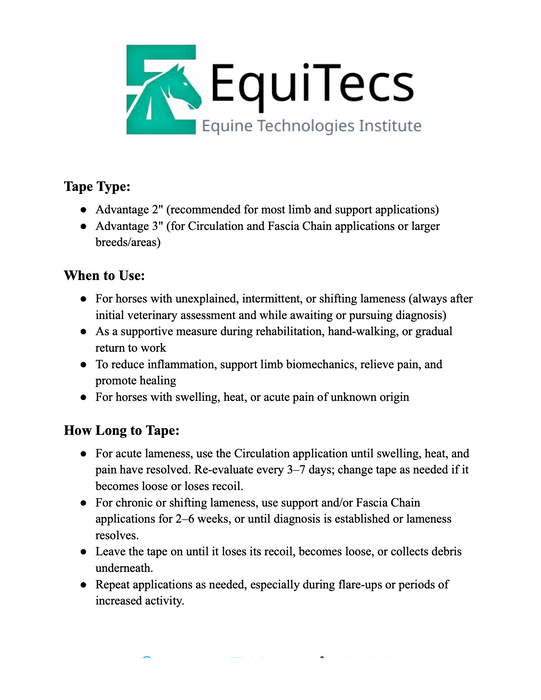 Lameness (General/Undiagnosed) Protocol