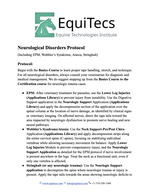 Neurological Disorders Protocol