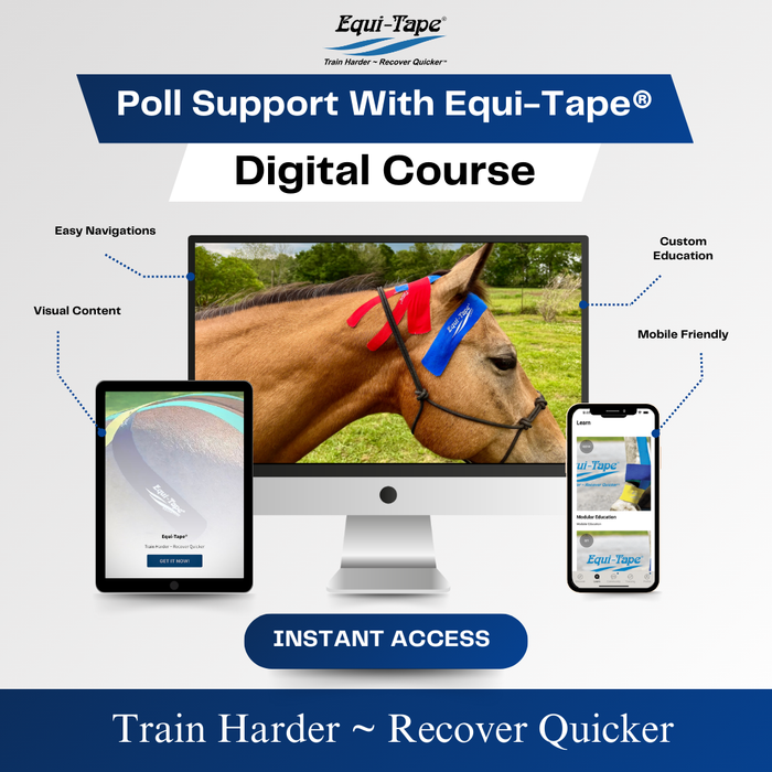 Equi-Tape®'s Practical Solutions ALA Carte application video for poll decompression and support.