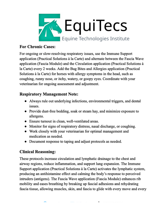 Respiratory Issues Protocol