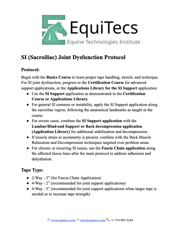 SI (Sacroiliac) Joint Dysfunction Signature Bundle