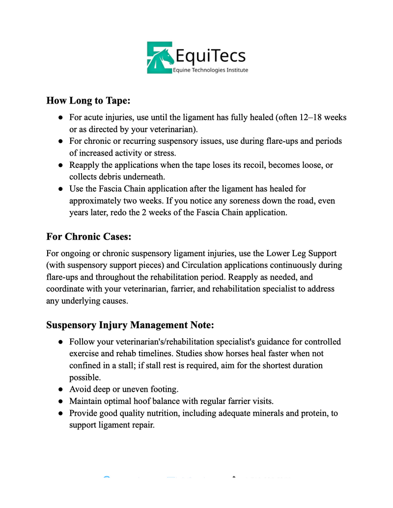Suspensory Ligament Injuries Signature Bundle
