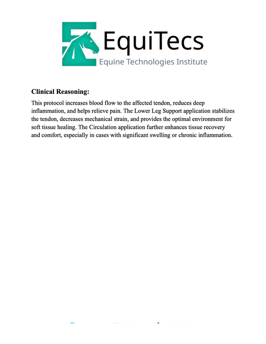 Tendon Injuries Protocol