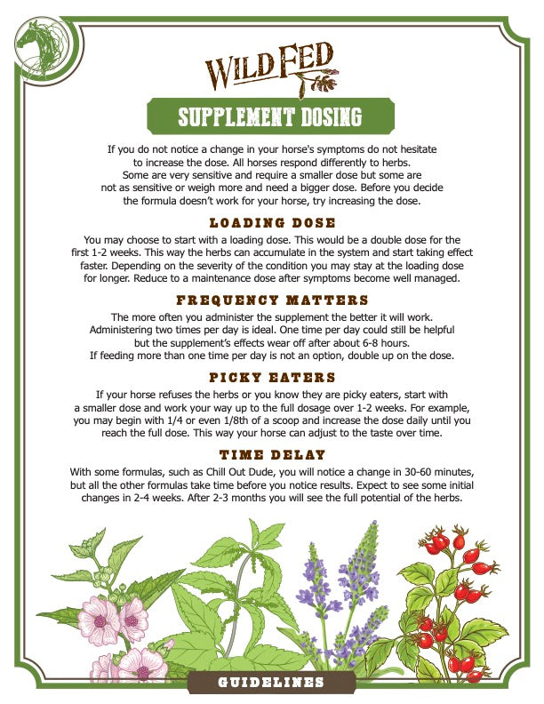 Wild Fed Horse Whoa Girl Hormone Support for Mares Herbal Supplement