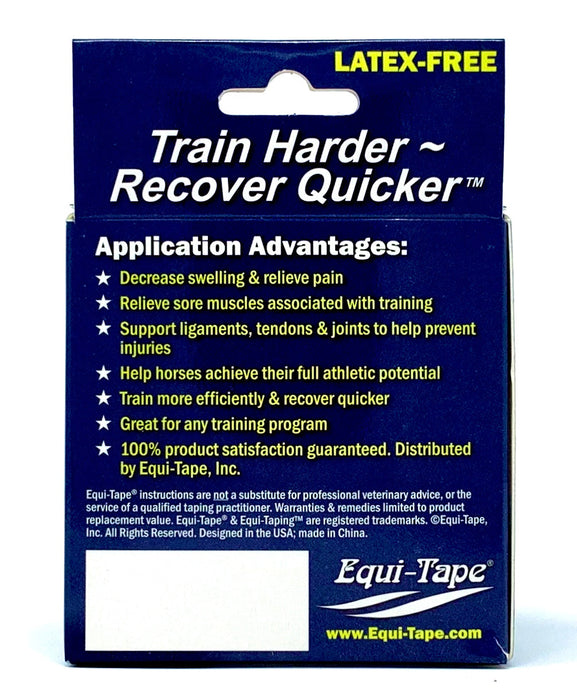 Equi-Tape Advantage 3" box back panel. 
