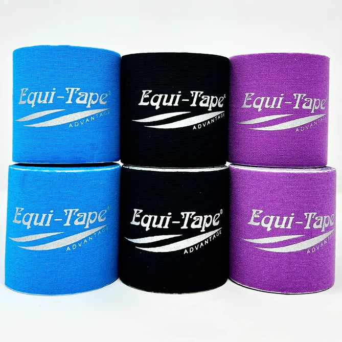 Equi-Tape Advantage 3" Color Pack. Equine kinesiology tape. Built for horses, not just a stickier human tape. 