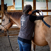 Rebecca Haddock teaching the OIO Biomechanics thoracic stabilization. 