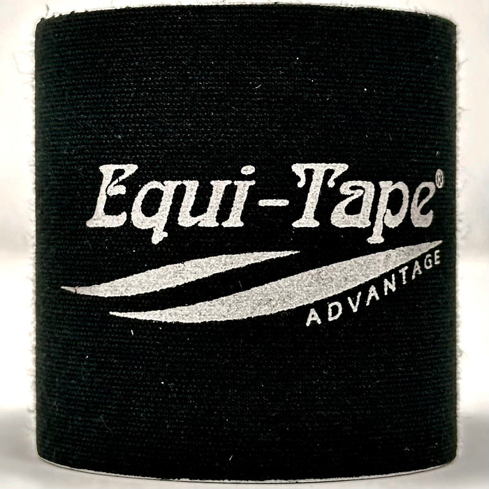 Equi-Tape Advantage 3" Black tape. Built for the horse, trusted by equine health care professional and horse owners alike. Not just a sticker human tape. 