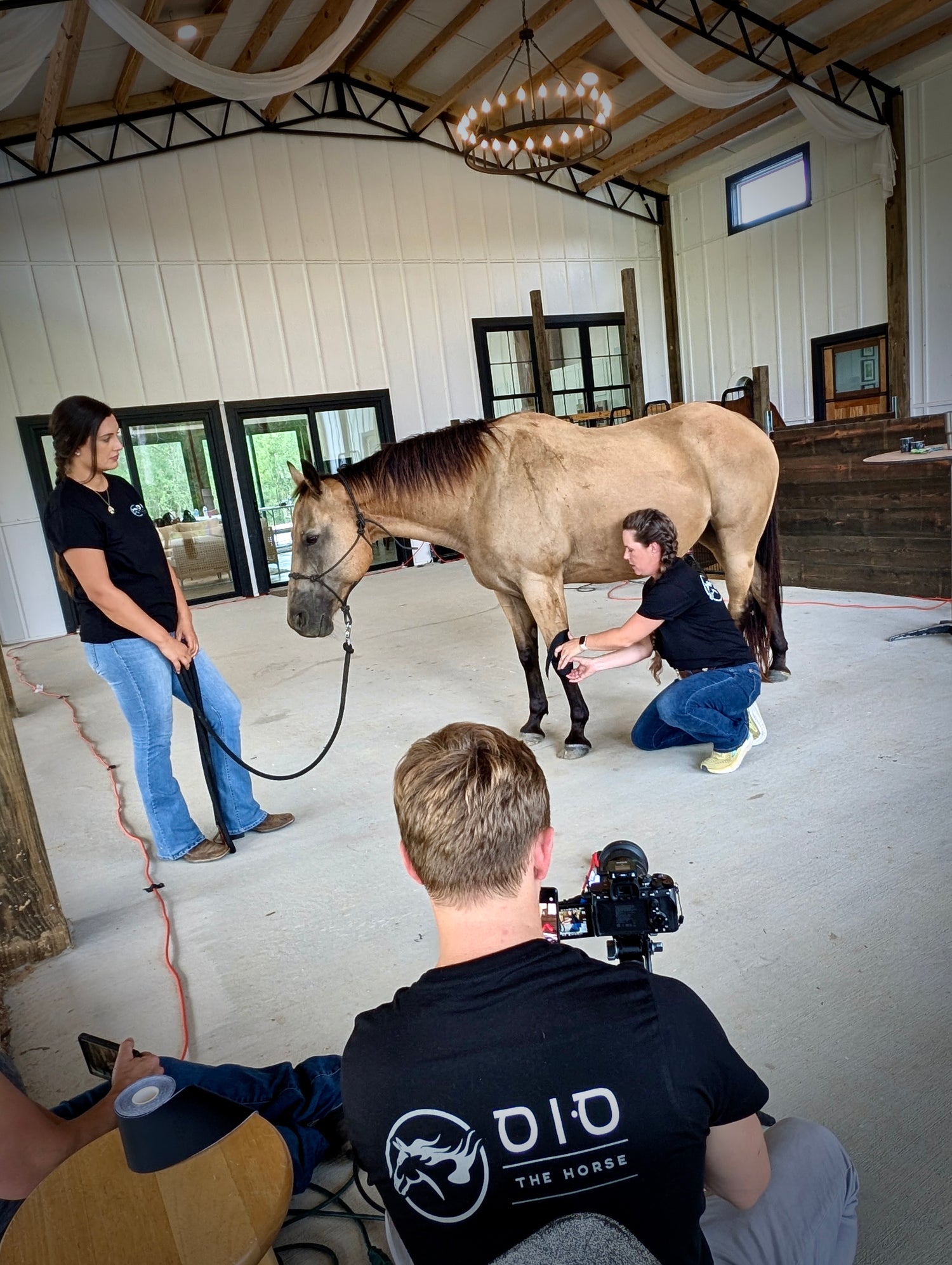 Behind the sense of the filming of the OIO Biomechanics Course launch. 